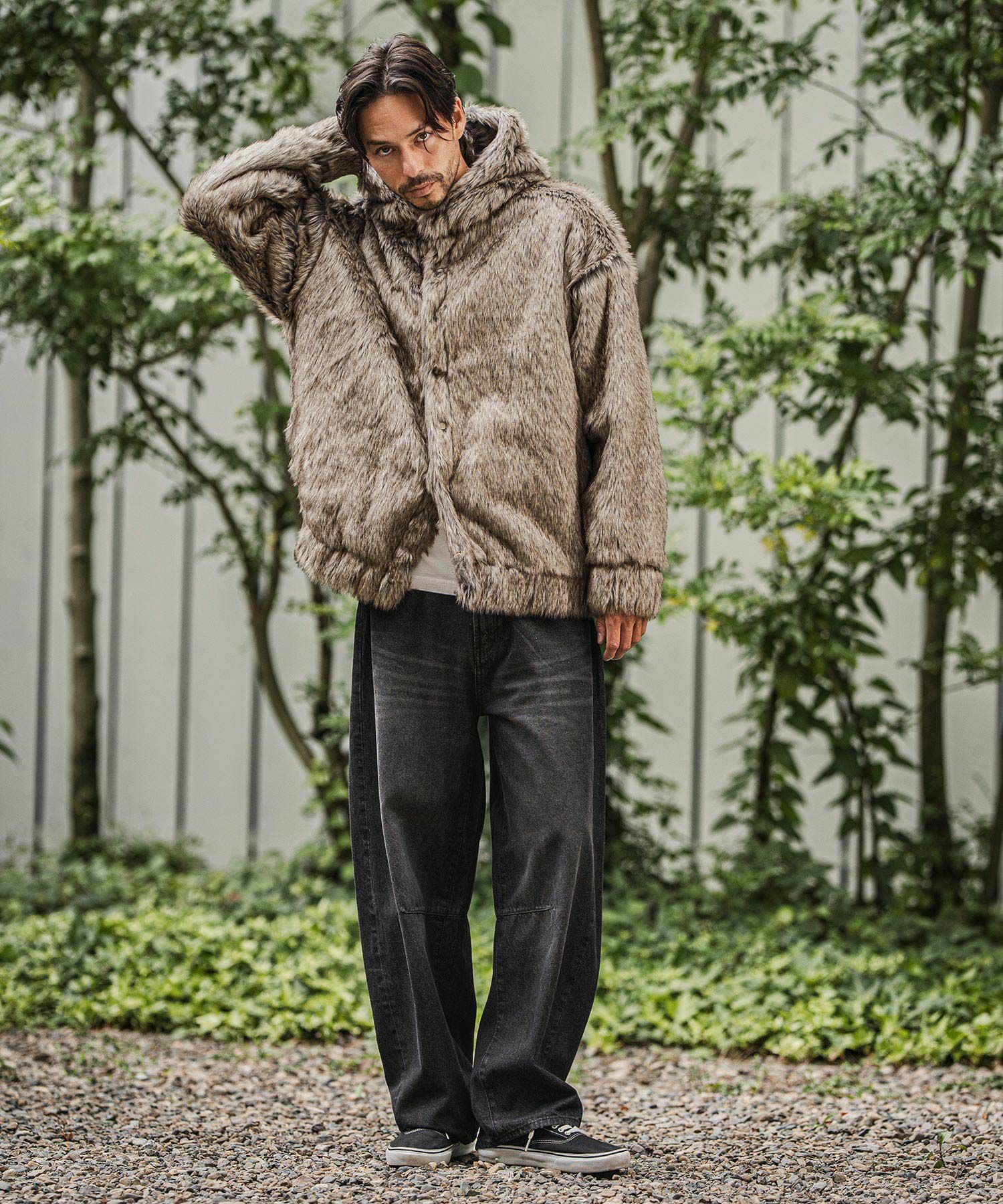 CAMBIO(カンビオ)】Oversized Fur Jacket ファージャケット(CAM25AW