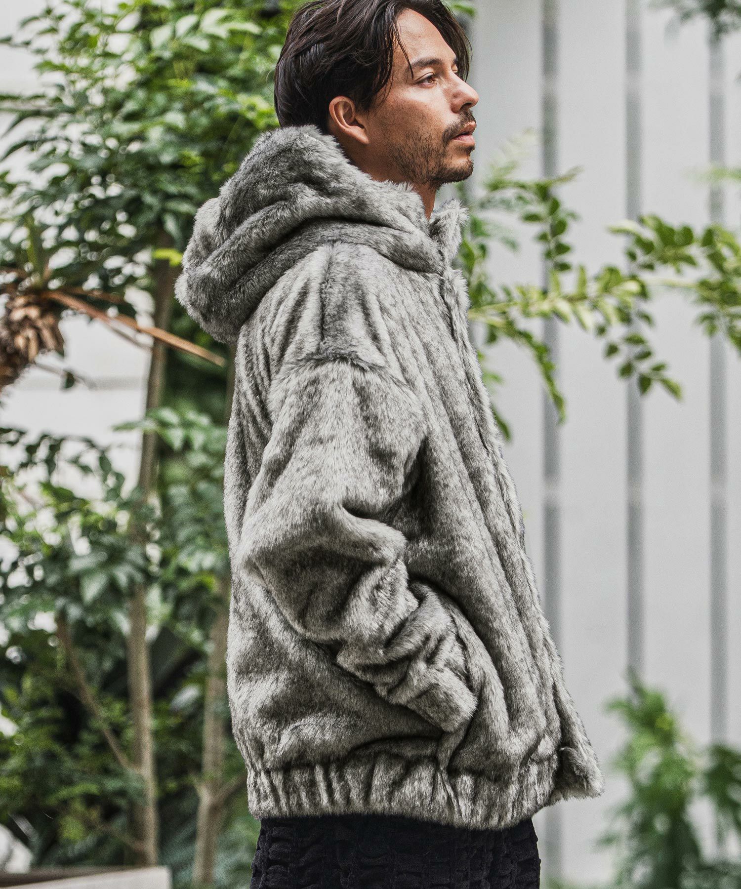 CAMBIO(カンビオ)】Oversized Fur Jacket ファージャケット(CAM25AW