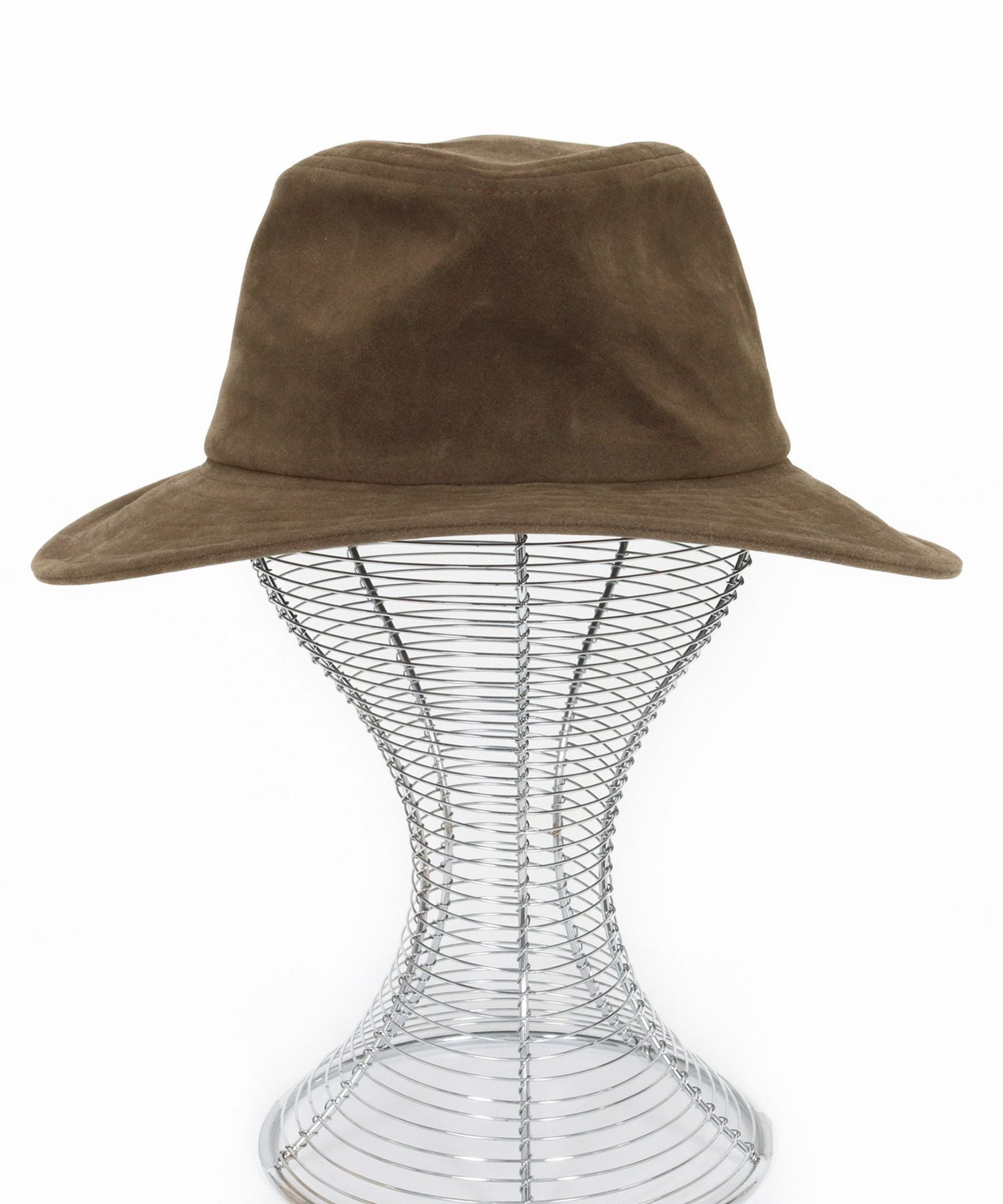 CAMBIO(カンビオ)】Synthetic Roughout Leather Hat レザーハット(NF