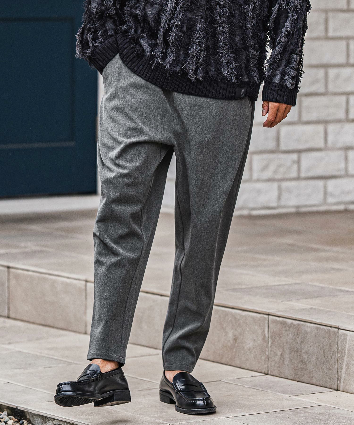 【CAMBIO(カンビオ)】テーパードパンツ CAMBIO(カンビオ)】Dobby Jacquard Cut Sew Tapered Pants テーパード
