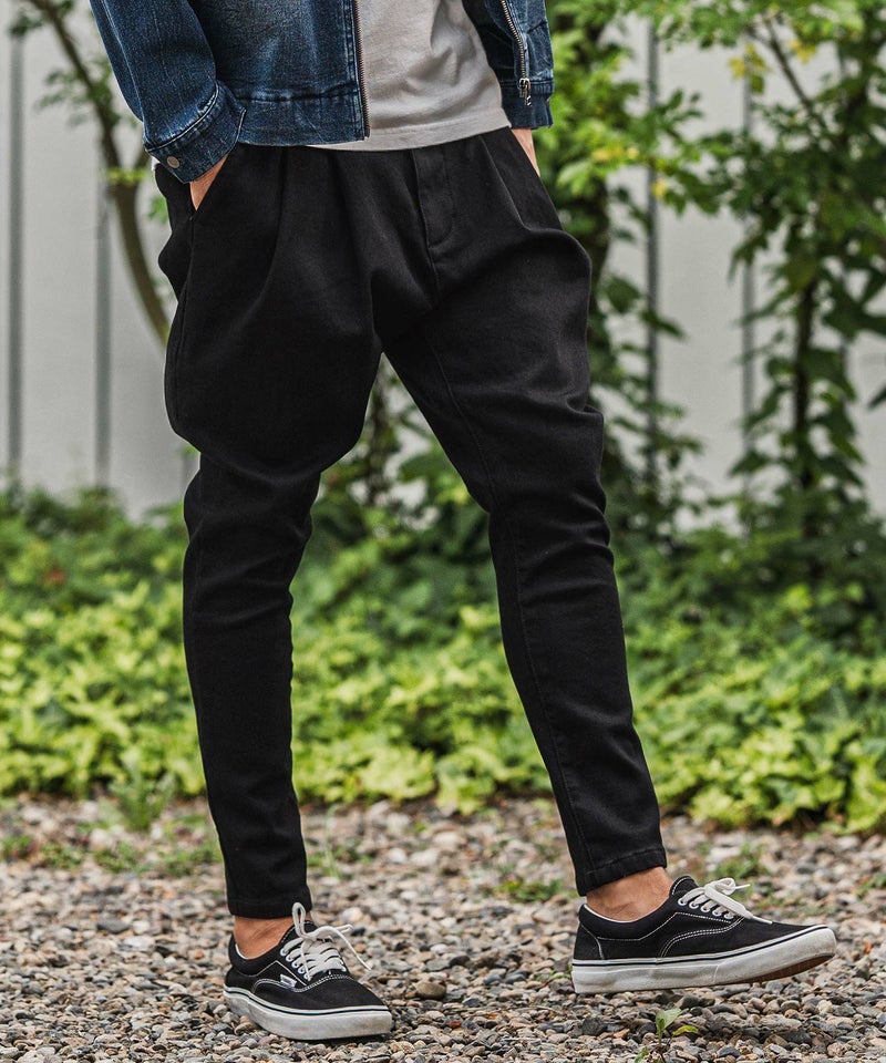 CAMBIO(カンビオ)】Lining Fleece Bonding Stretch Denim Pants デニム 