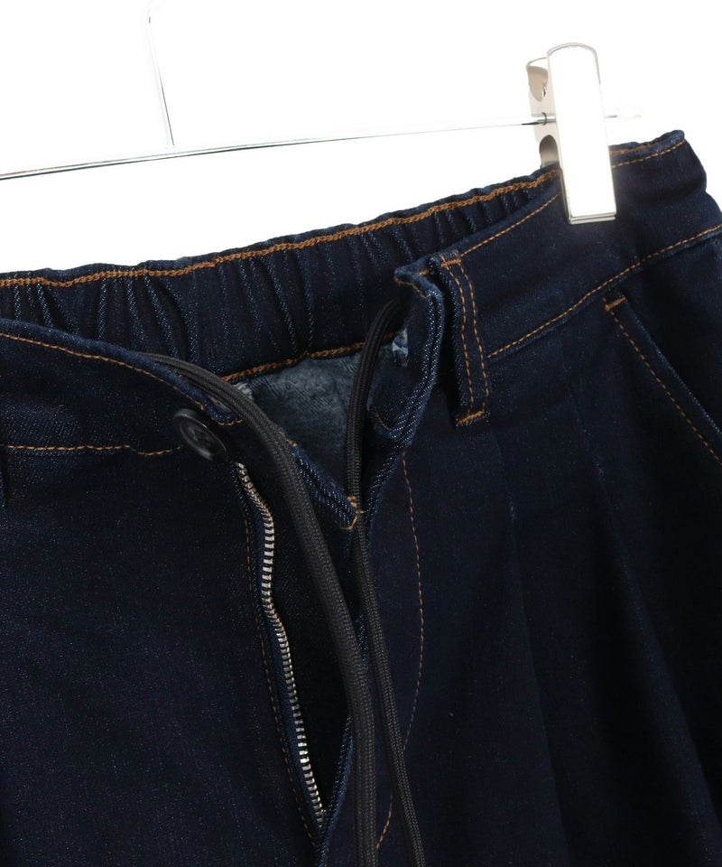 CAMBIO(カンビオ)】Lining Fleece Bonding Stretch Denim Pants デニム 