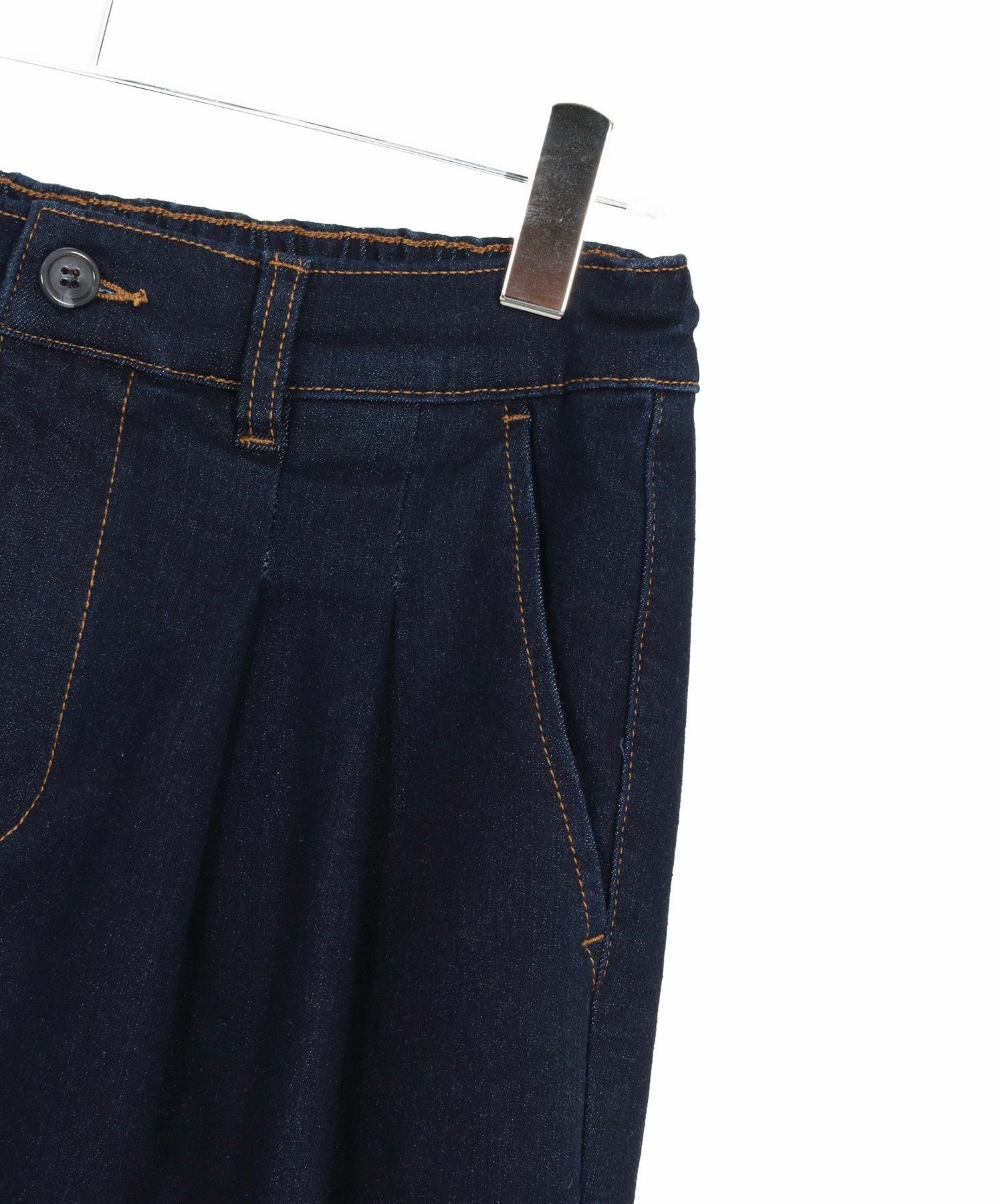 CAMBIO(カンビオ)】Lining Fleece Bonding Stretch Denim Pants デニム
