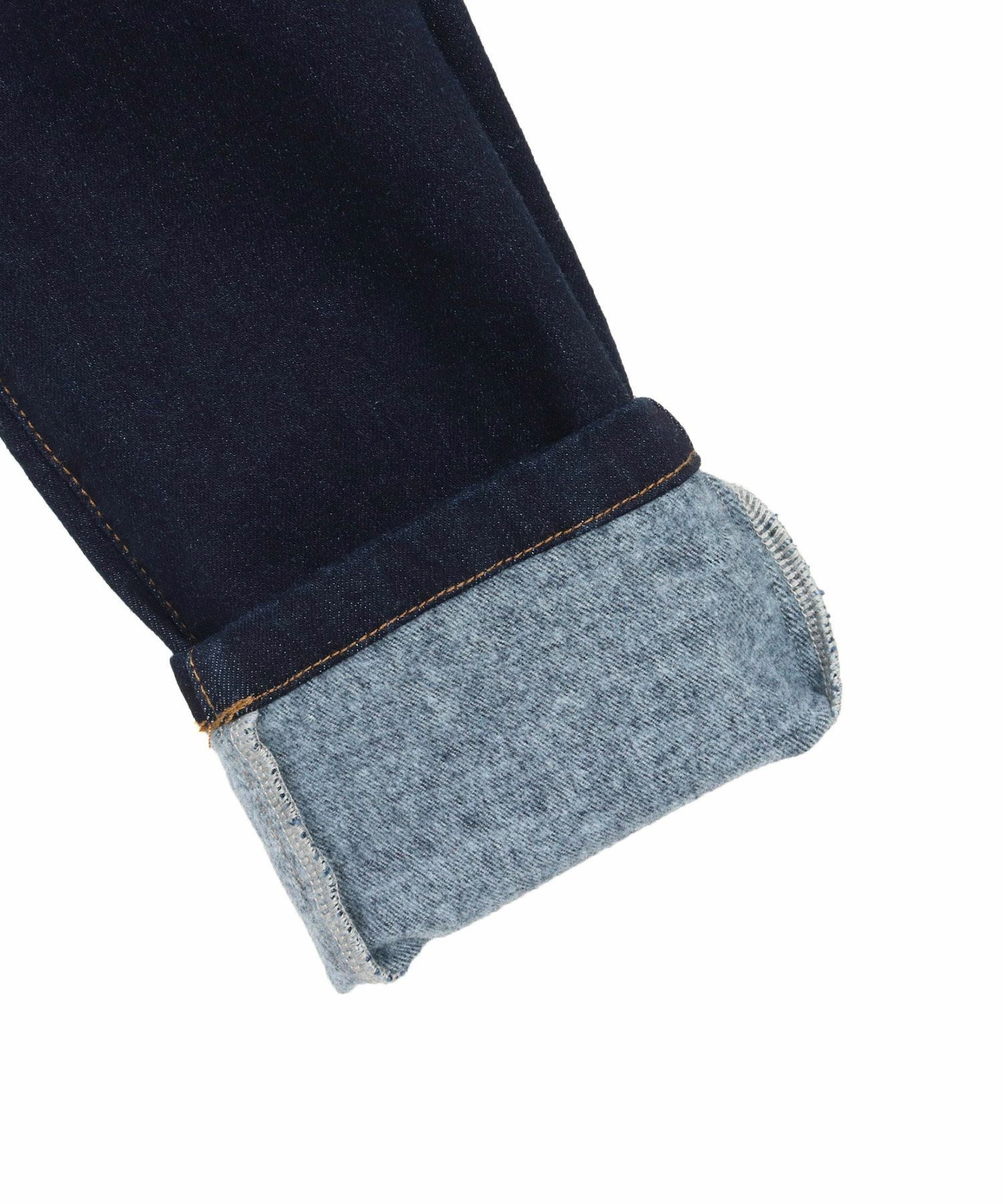 CAMBIO(カンビオ)】Lining Fleece Bonding Stretch Denim Pants デニム