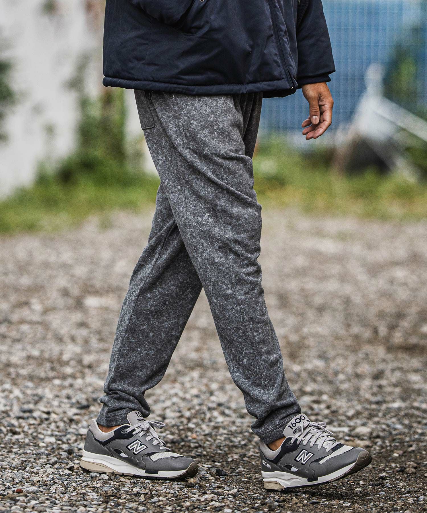 CAMBIO(カンビオ)】Used Like Print Sweat Tuck Pants スウェット