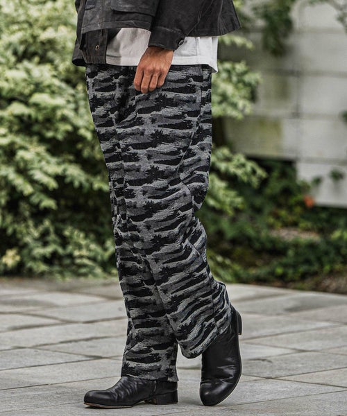 50%OFF【CAMBIO(カンビオ)】Three Dimensional Jacquard Denim Wide 