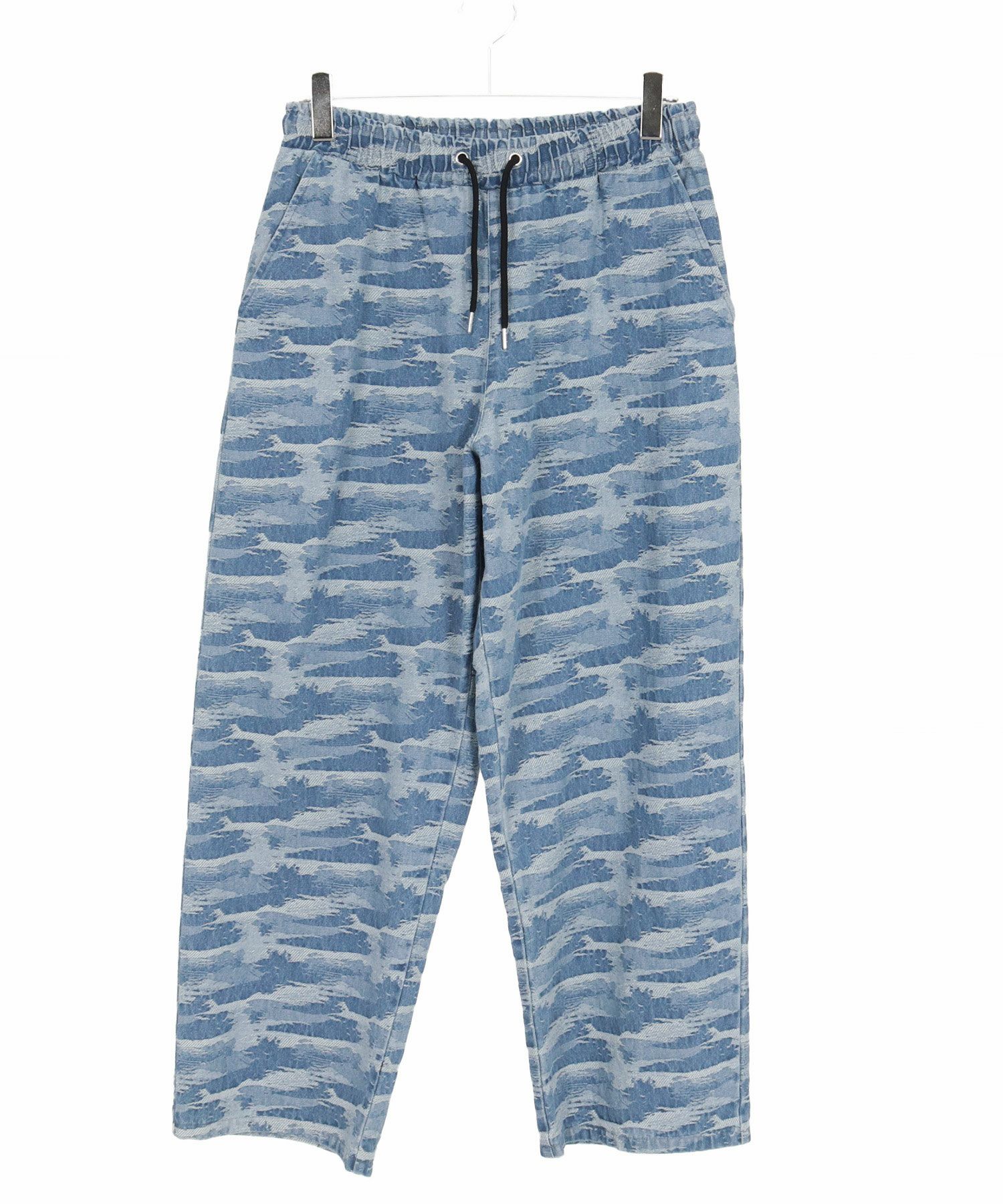 50%OFF【CAMBIO(カンビオ)】Three Dimensional Jacquard Denim Wide