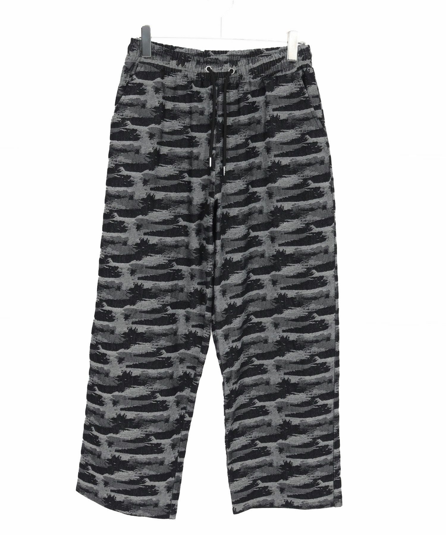 50%OFF【CAMBIO(カンビオ)】Three Dimensional Jacquard Denim Wide