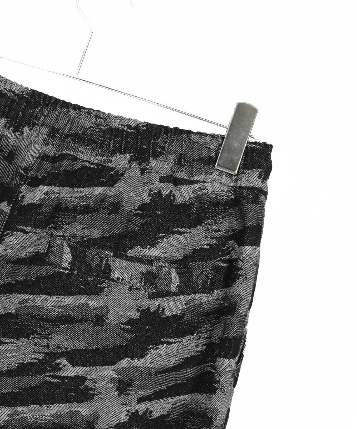 50%OFF【CAMBIO(カンビオ)】Three Dimensional Jacquard Denim Wide