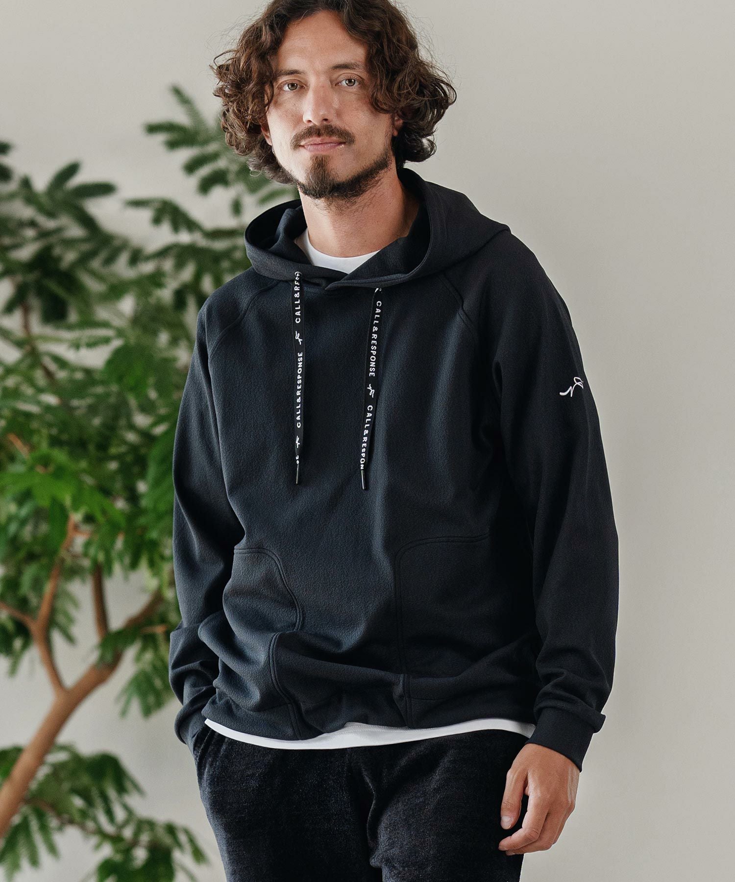 CALL&RESPONSE(コールアンドレスポンス)】長袖プルパーカー-3D