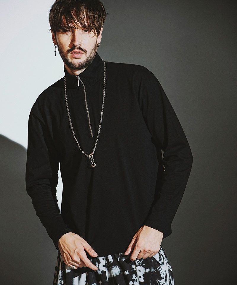 30%OFF【NO ID.(ノーアイディー)】ﾊｰﾌZIP-BIG-PO プルオーバー(857006