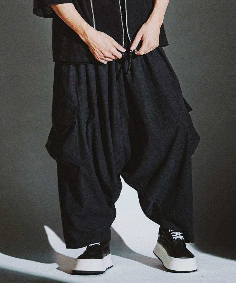 30%OFF【NO ID.(ノーアイディー)】ｻﾙｴﾙｶｰｺﾞﾄﾗｳｻﾞｰｽﾞ パンツ(457006