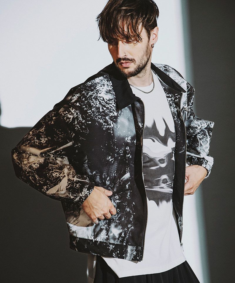 50%OFF【NO ID.(ノーアイディー)】BIGｽｲﾝｸﾞﾄｯﾌﾟBLZ ブルゾン(857006