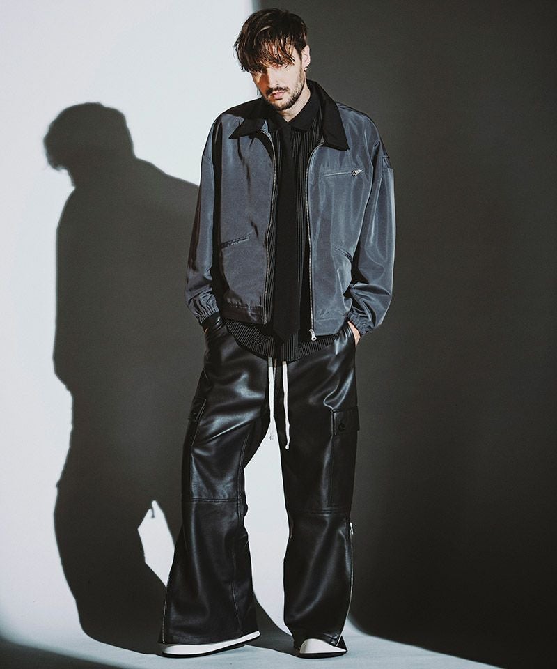 50%OFF【NO ID.(ノーアイディー)】BIGｽｲﾝｸﾞﾄｯﾌﾟBLZ ブルゾン(857006