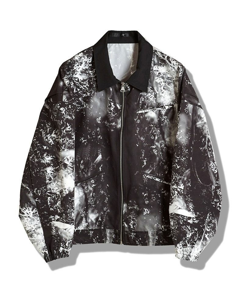 タグ付き未使用◼️レカッドLEk cud ジップアップノーカラーシアーブルゾン ノーカラージップブルゾン LE SOUK HOLIDAY｜クロスプラス公式通販サイト