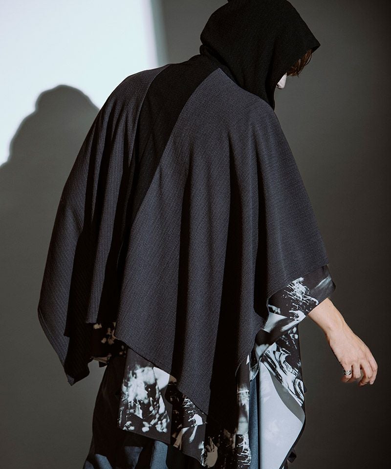 50%OFF【NO ID.(ノーアイディー)】ﾄﾞﾛｰｽﾄﾘﾝｸﾞｽﾌｰﾃﾞｯﾄﾞﾎﾟﾝﾁｮ(457006