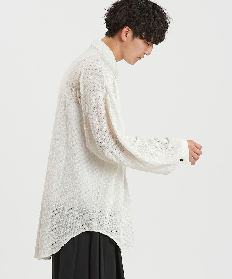 50%OFF【NO ID.(ノーアイディー)】ｼｱｰJQ BIG-SH シャツ(457006-287S