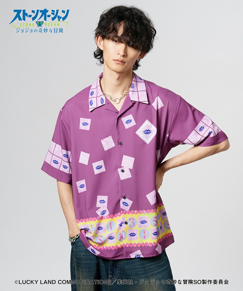 glamb ジョジョ　アロハ glamb(グラム)】E・Costellos Stand Shirt アロハシャツ(GB0325-JJ04