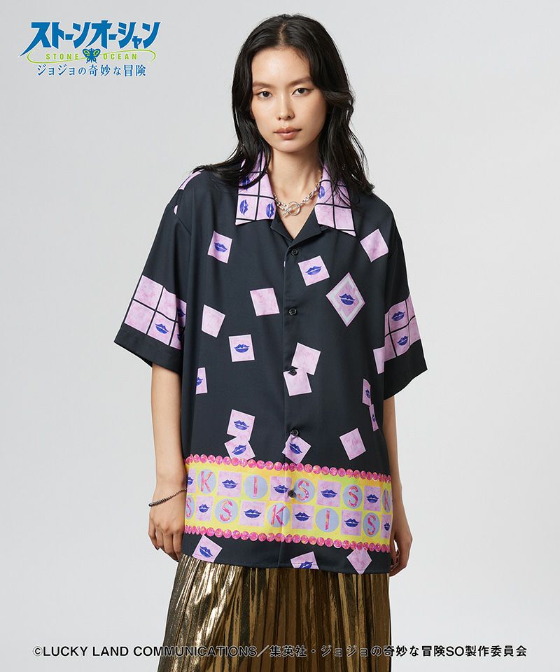 glamb(グラム)】E・Costellos Stand Shirt アロハシャツ(GB0325-JJ04