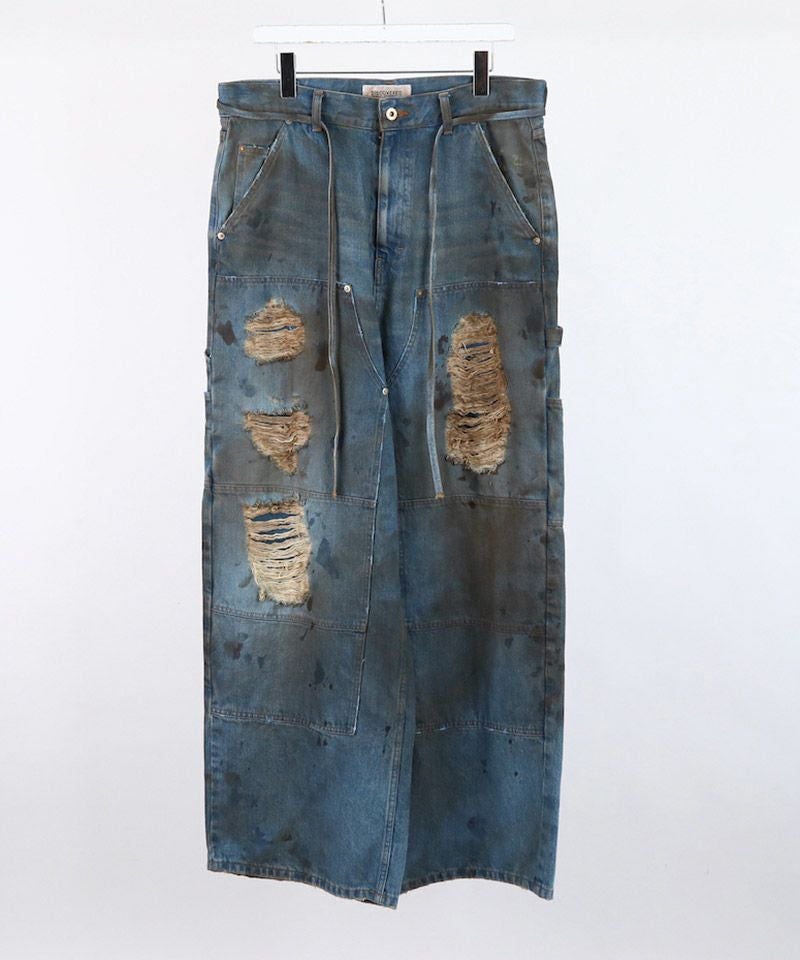50%OFF【DISCOVERED(ディスカバード)】LAYERED ARMY DENIM PANTS