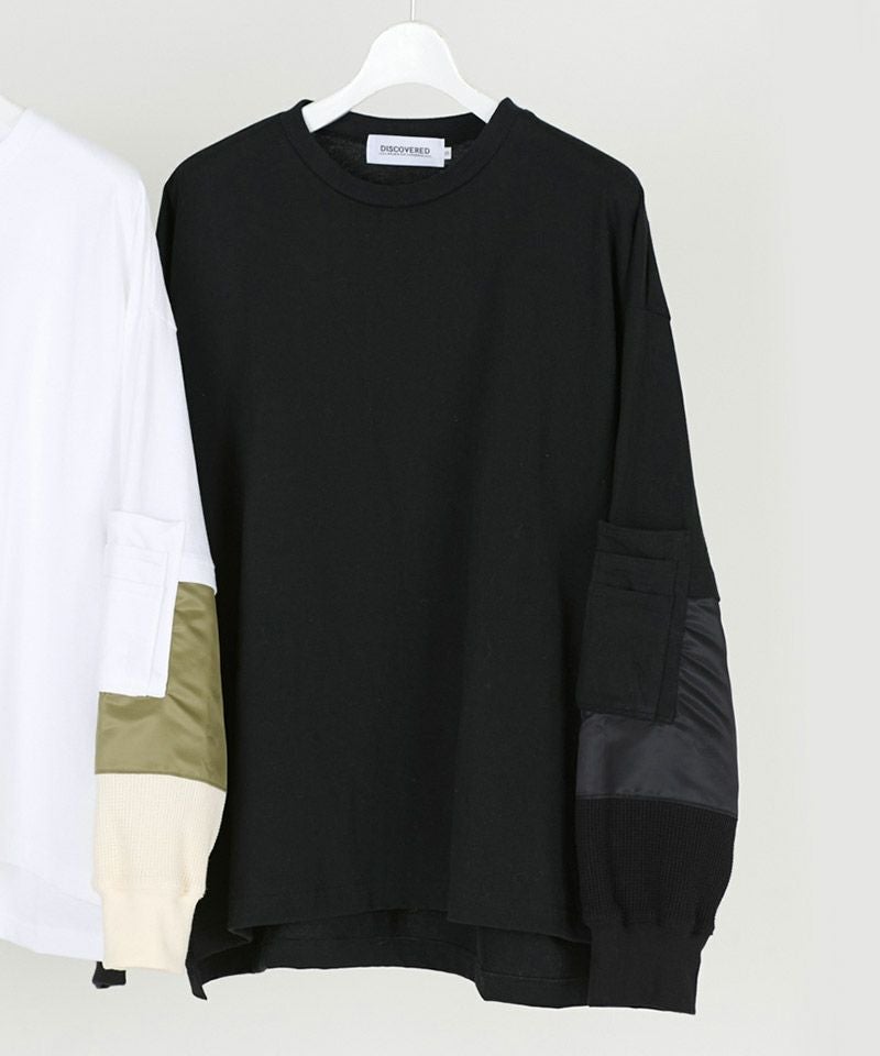 DISCOVERED(ディスカバード)】SWITCH SLEEVE CUTSEWN カットソー(DC-CL