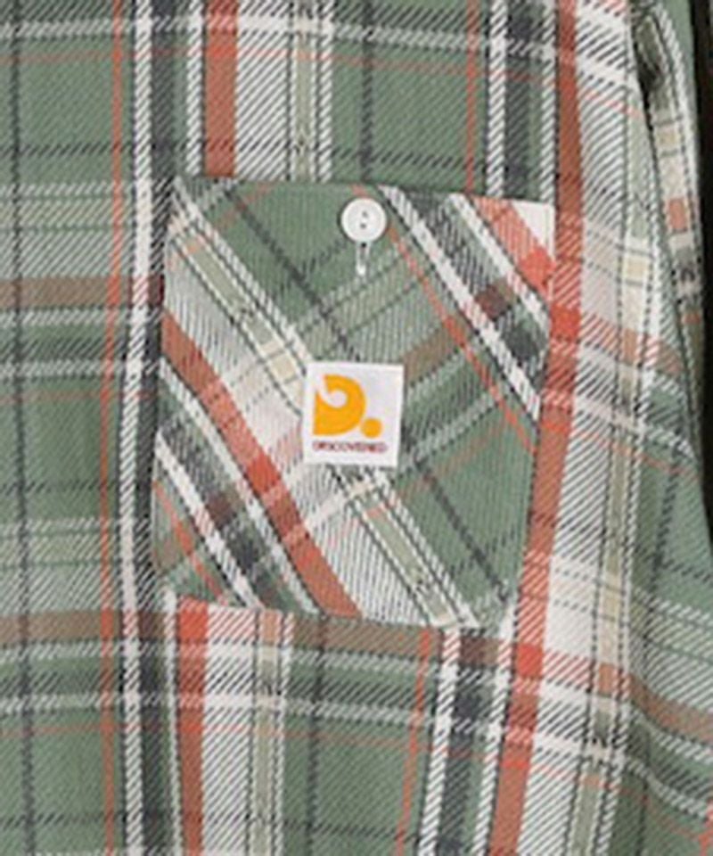 DISCOVERED(ディスカバード)】DEVILS HOODIE CHECK SHIRTS フーディー