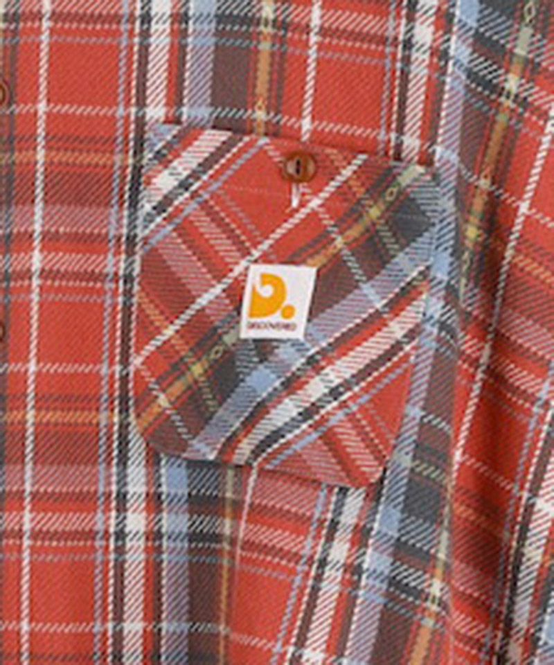 DISCOVERED(ディスカバード)】DEVILS HOODIE CHECK SHIRTS フーディー