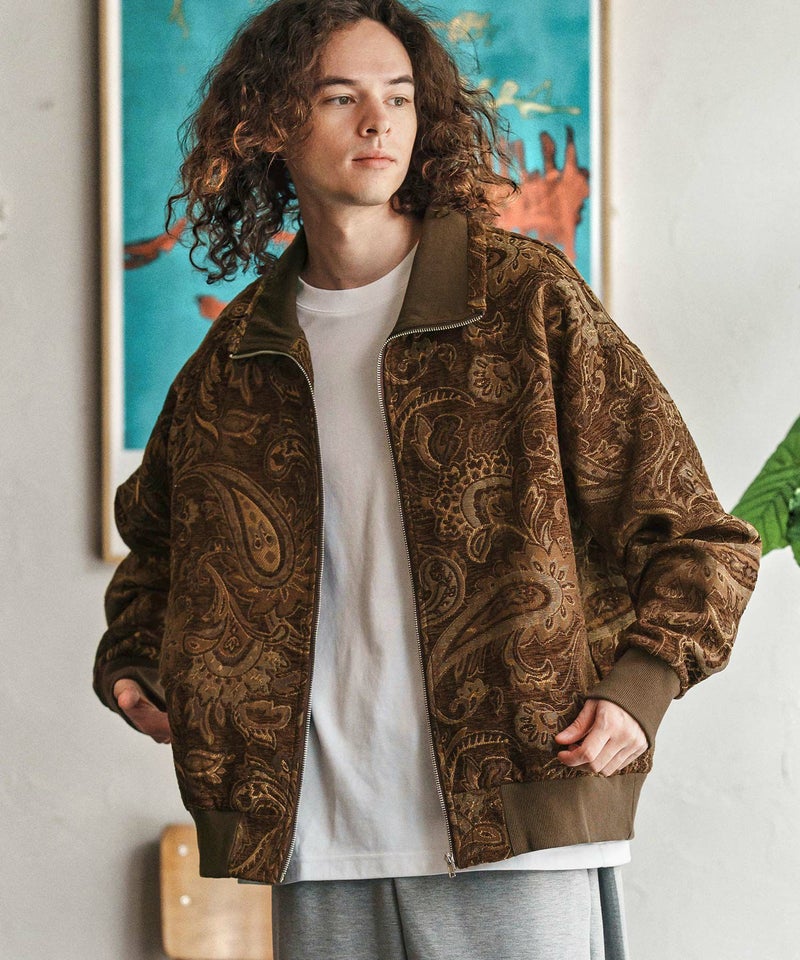 CAMBIO(カンビオ)】Gobelin Stand Collar Jacket スタンドカラー 