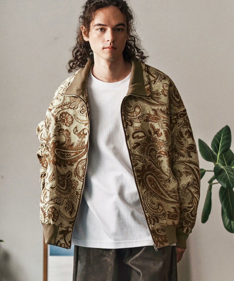 CAMBIO(カンビオ)】Gobelin Stand Collar Jacket スタンドカラー 