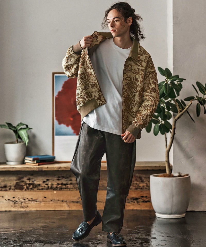 CAMBIO(カンビオ)】Gobelin Stand Collar Jacket スタンドカラー 