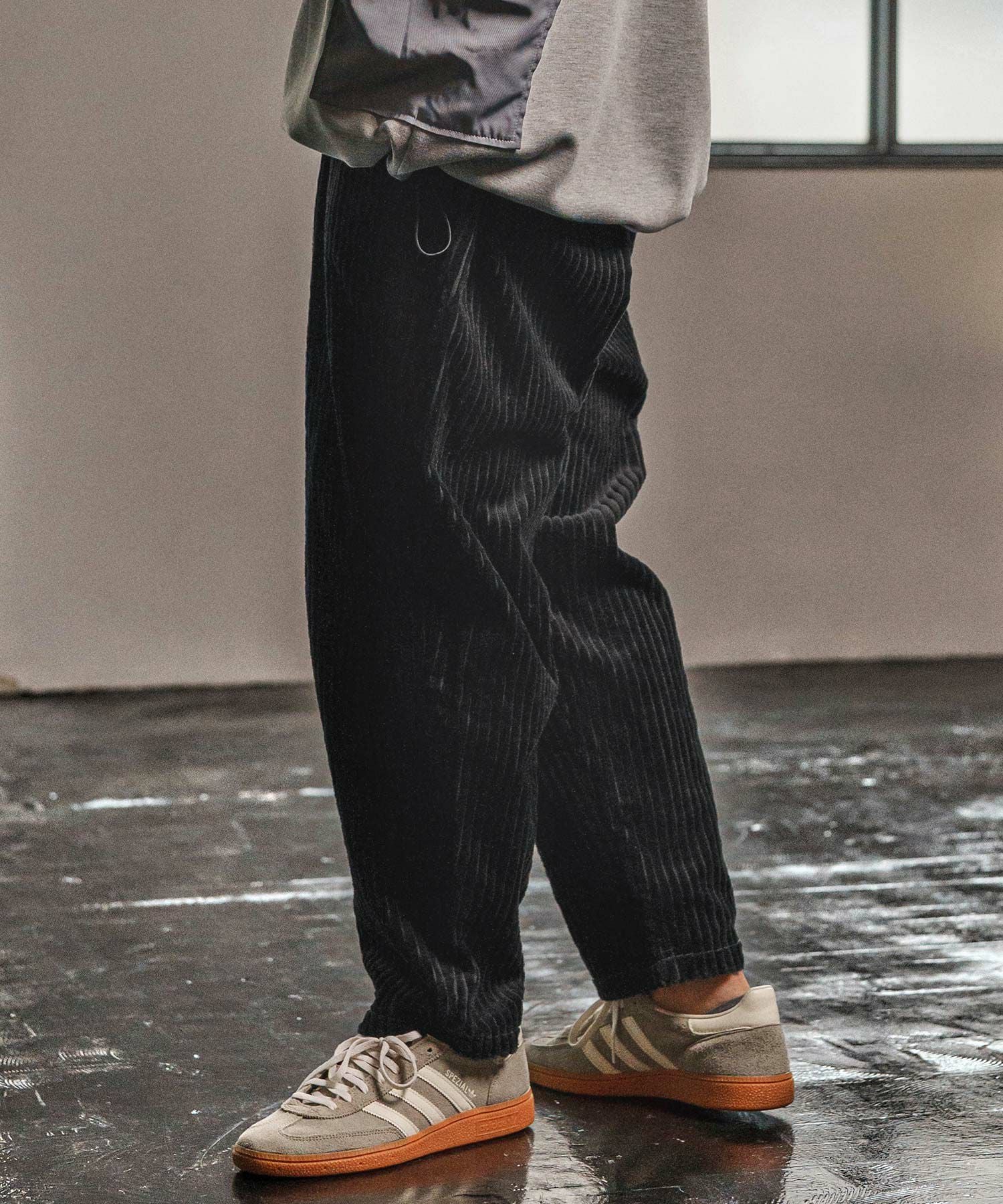CAMBIO(カンビオ)】 Wide Wale Corduroy Balloon Pants コーデュロイ