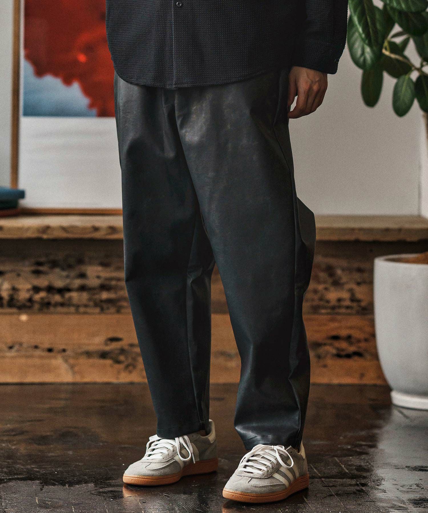 50%OFF【CAMBIO(カンビオ)】 Tie dyed Synthetic Leather Balloon