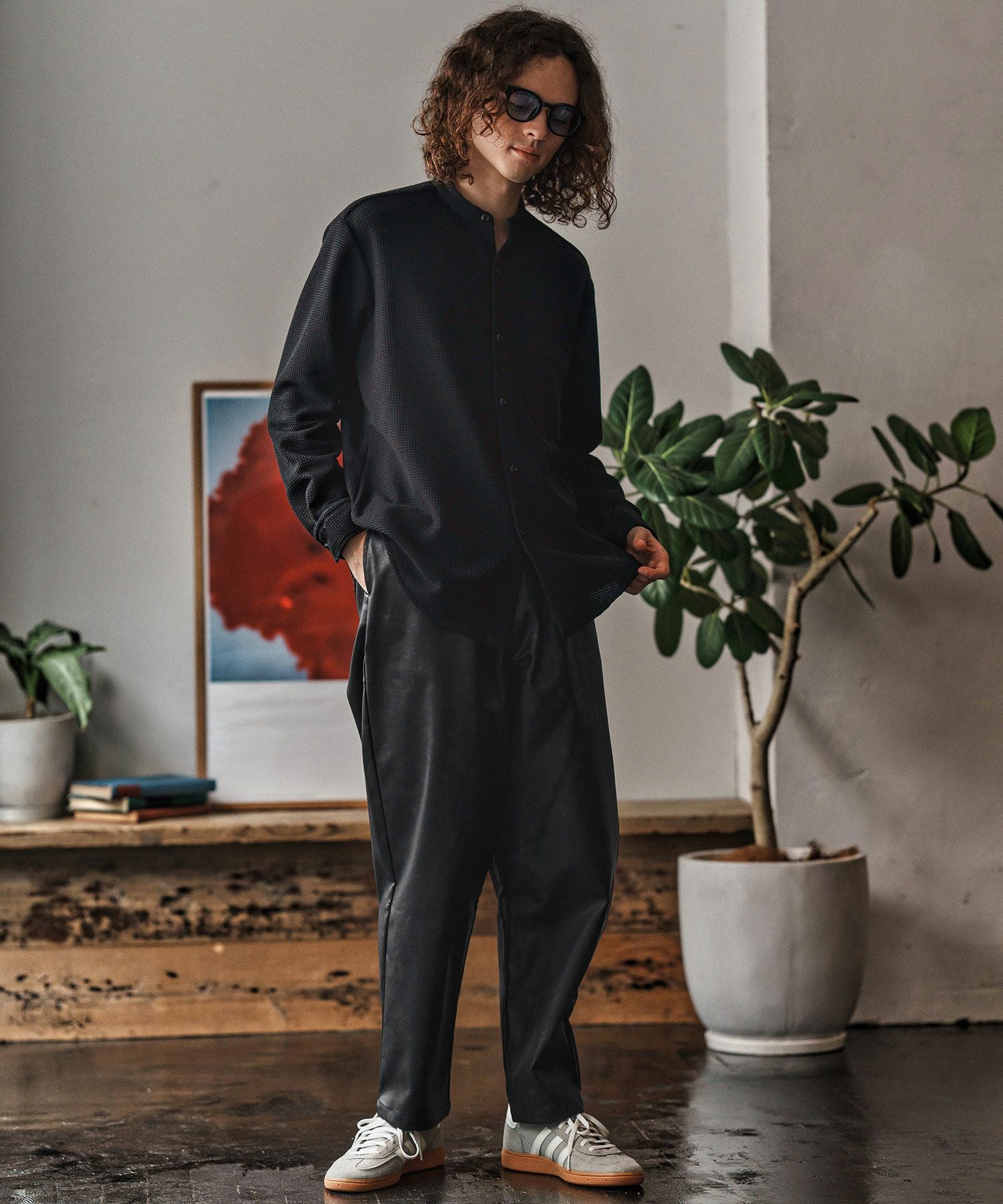 50%OFF【CAMBIO(カンビオ)】 Tie dyed Synthetic Leather Balloon