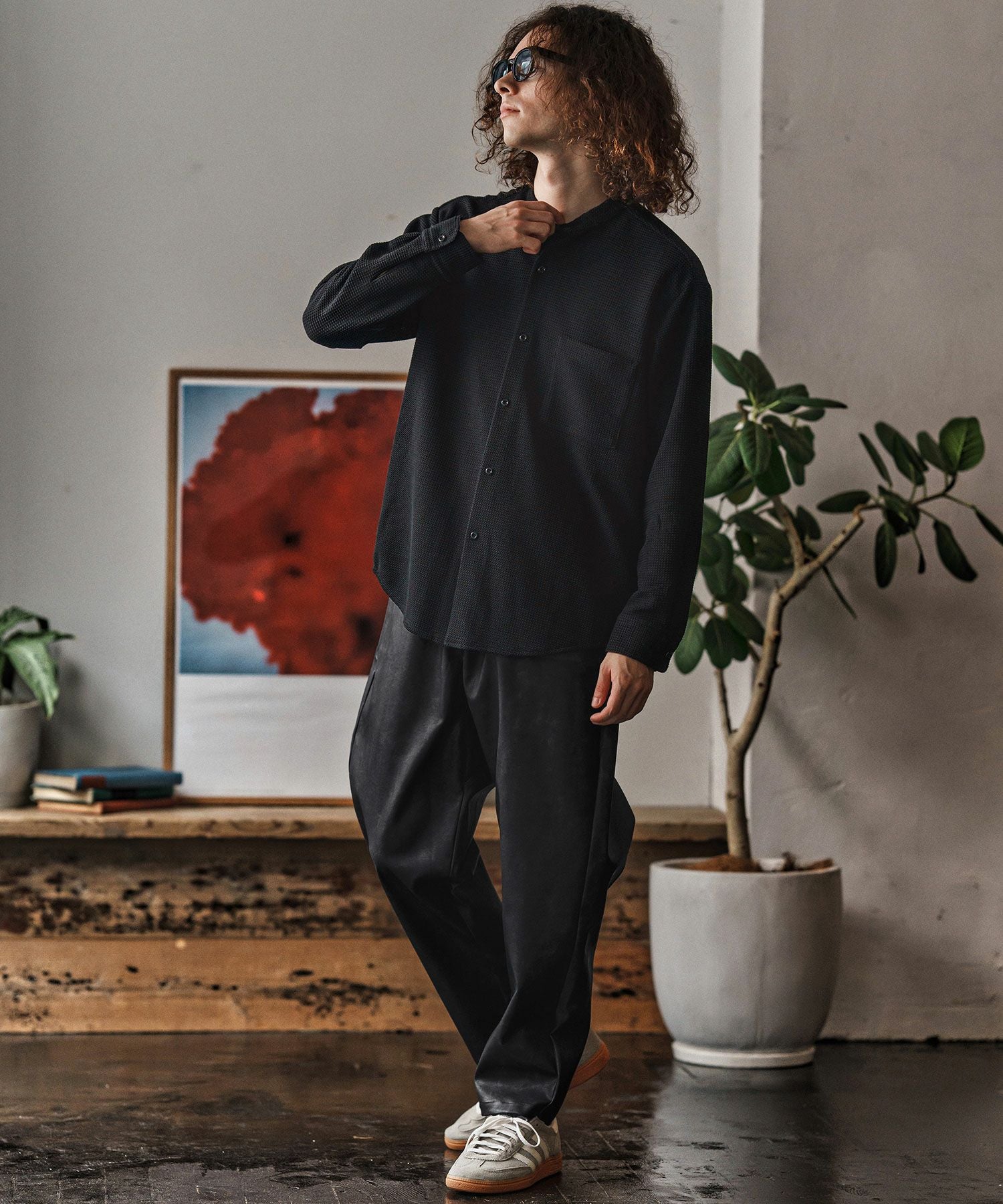 50%OFF【CAMBIO(カンビオ)】 Tie dyed Synthetic Leather Balloon