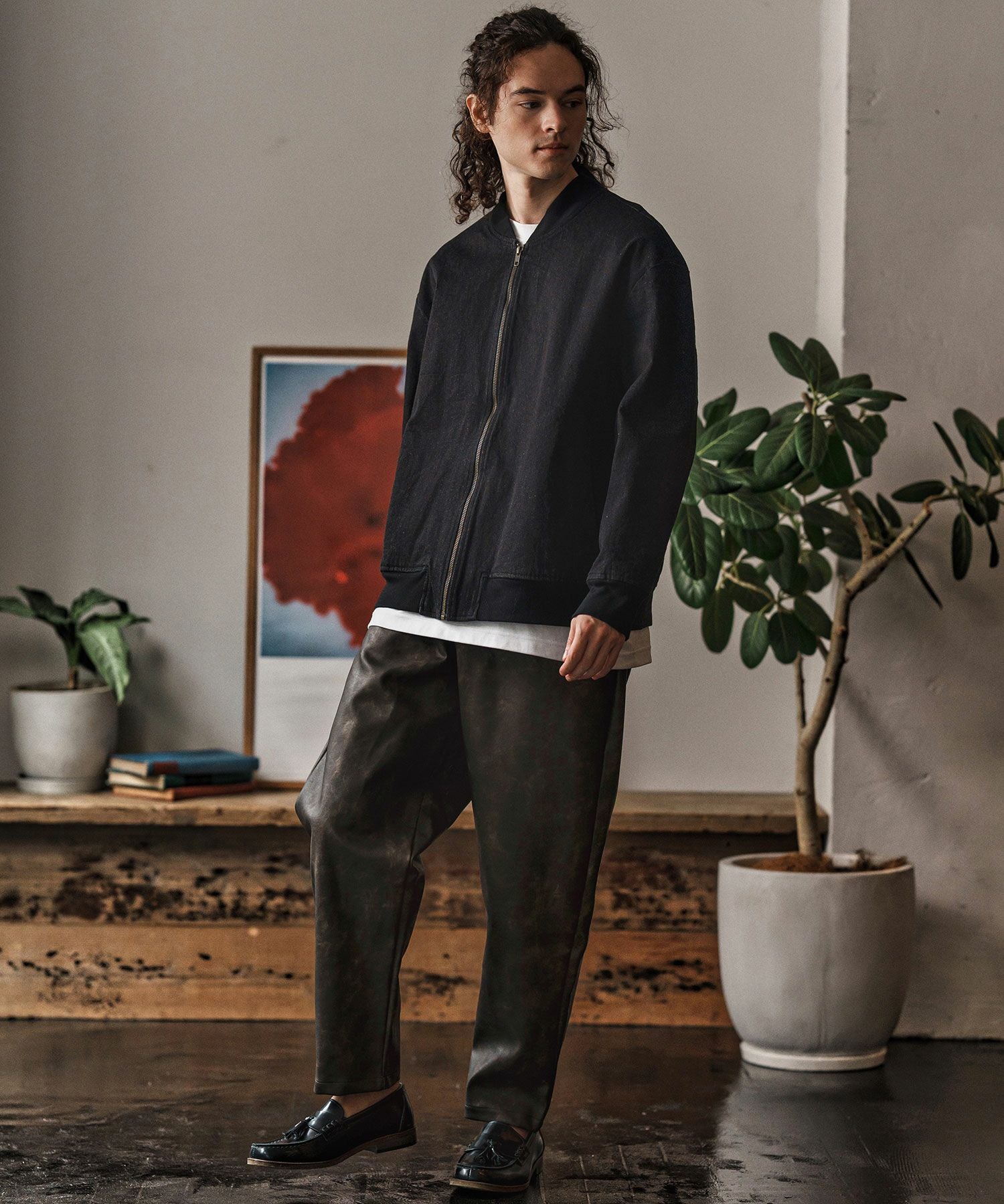 50%OFF【CAMBIO(カンビオ)】 Tie dyed Synthetic Leather Balloon