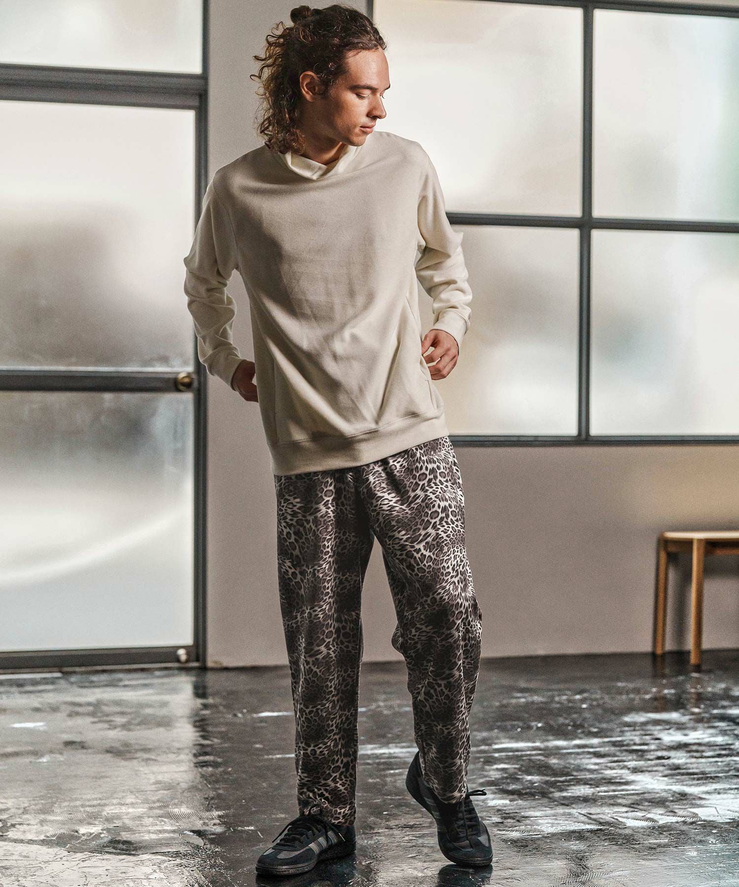 CAMBIO(カンビオ)】Leopard Balloon Pants レオパード柄バルーンパンツ