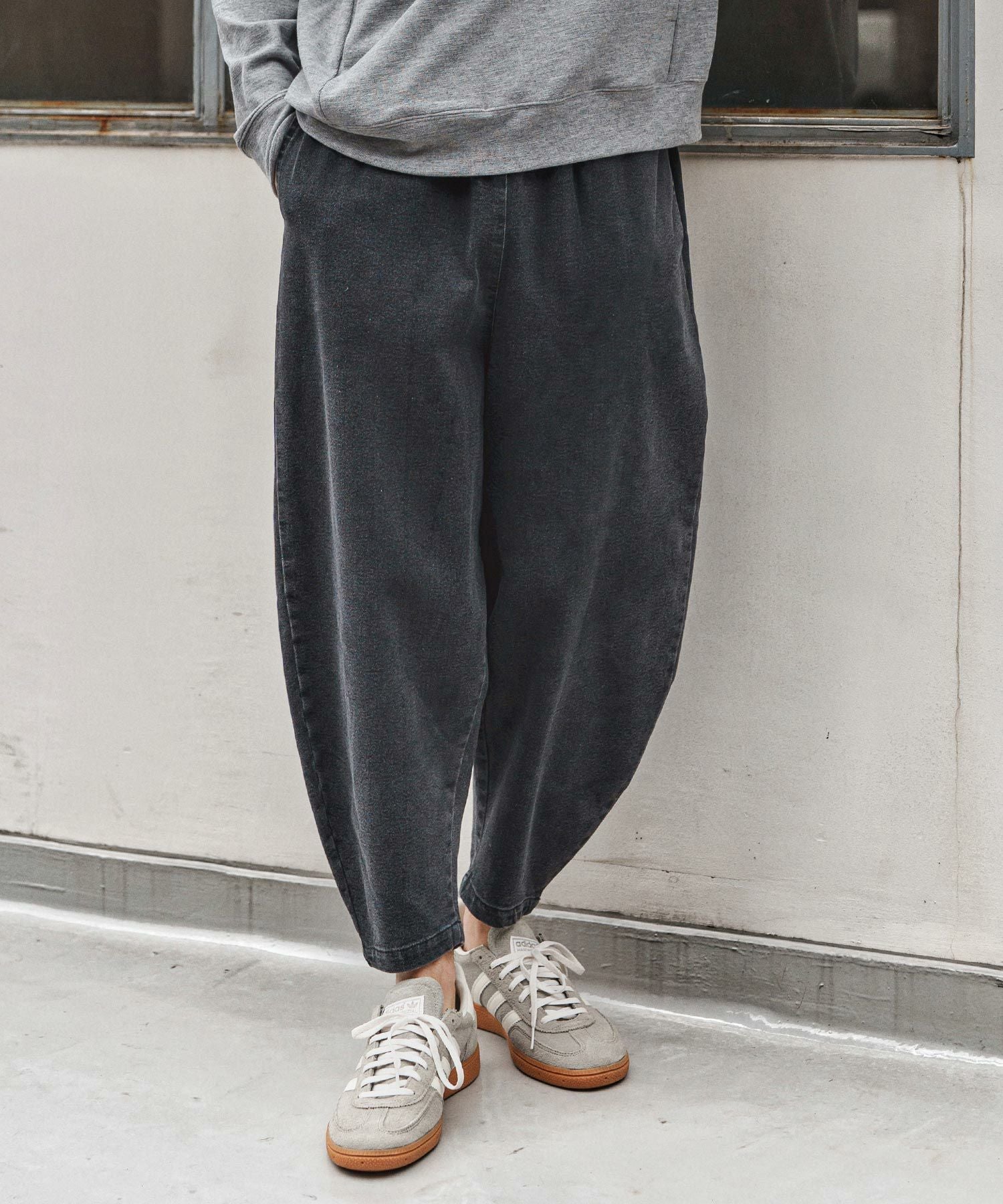 CAMBIO(カンビオ)】 Fleece Lining Denim Curve Pants デニムカーブ