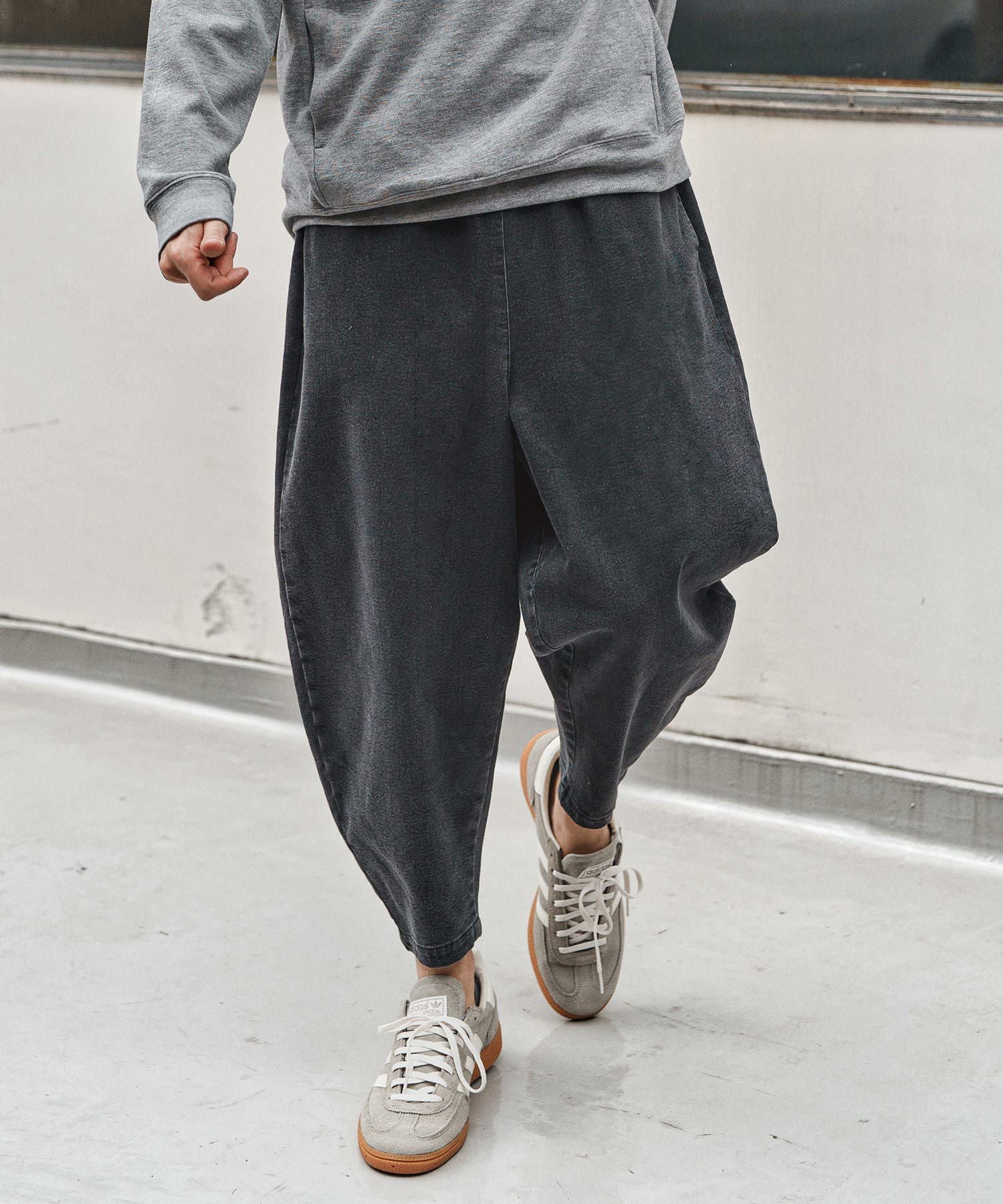 CAMBIO(カンビオ)】 Fleece Lining Denim Curve Pants デニムカーブ