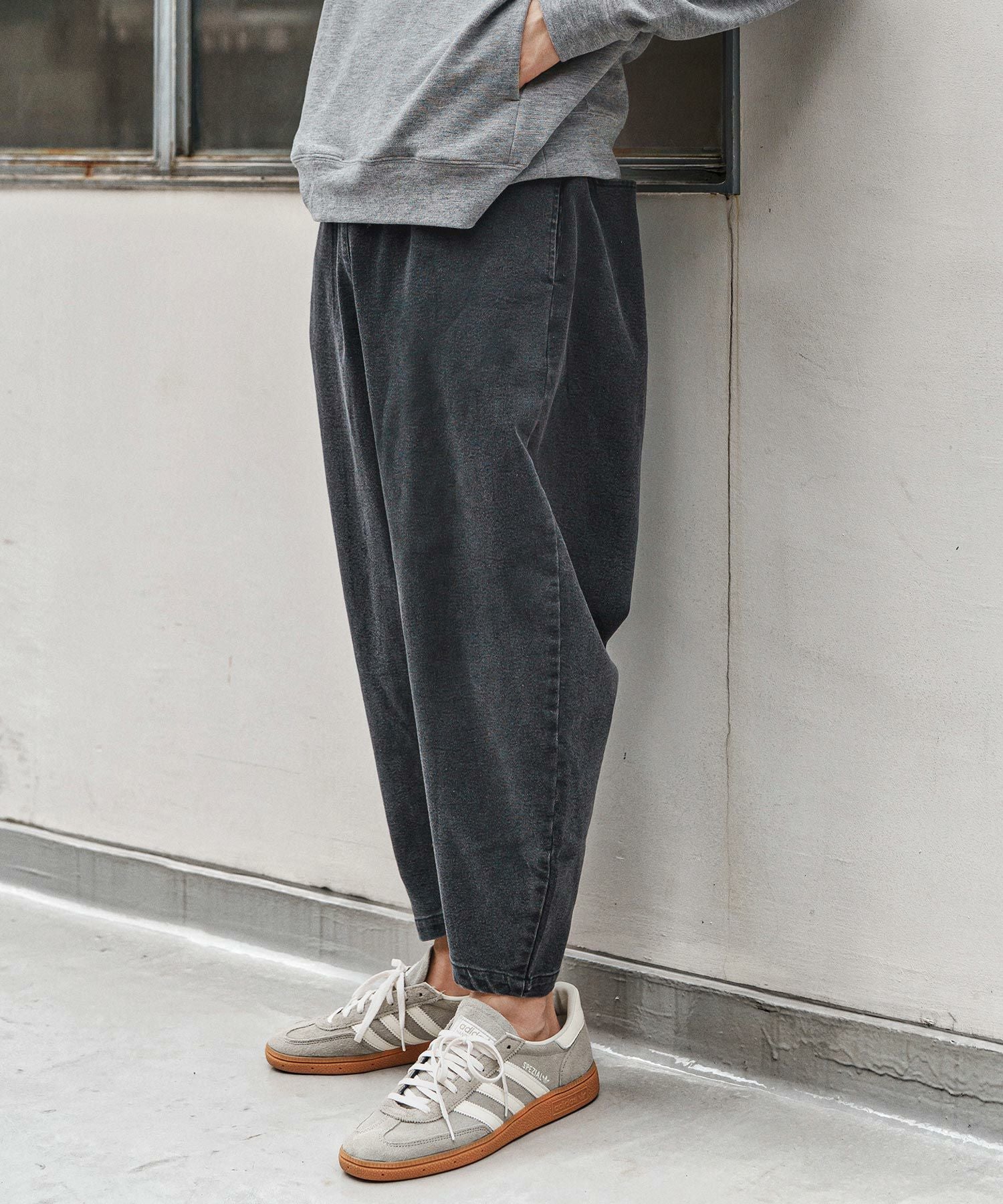 【ハカドル】×リライブ 最強アンダーパンツ カバロス加工 Mサイズ コラボ① CAMBIO(カンビオ)】 Fleece Lining Denim Curve Pants デニムカーブ