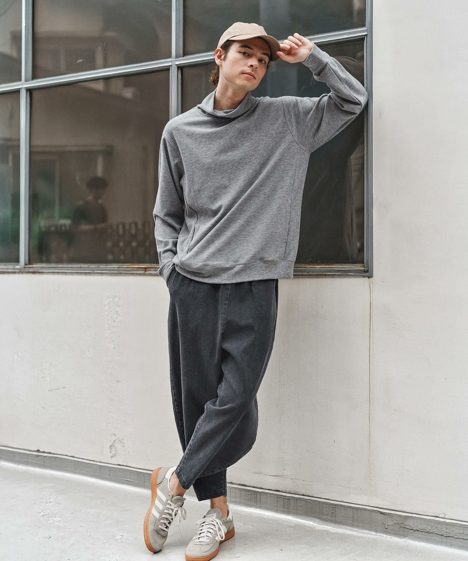 CAMBIO(カンビオ)】 Fleece Lining Denim Curve Pants デニムカーブ