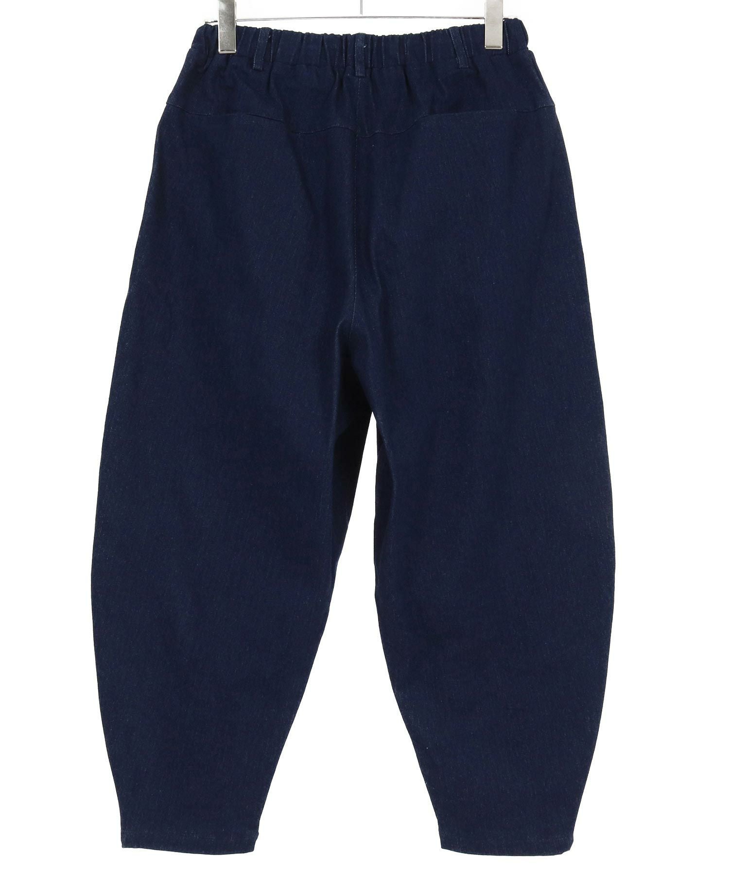 CAMBIO(カンビオ)】 Fleece Lining Denim Curve Pants デニムカーブ