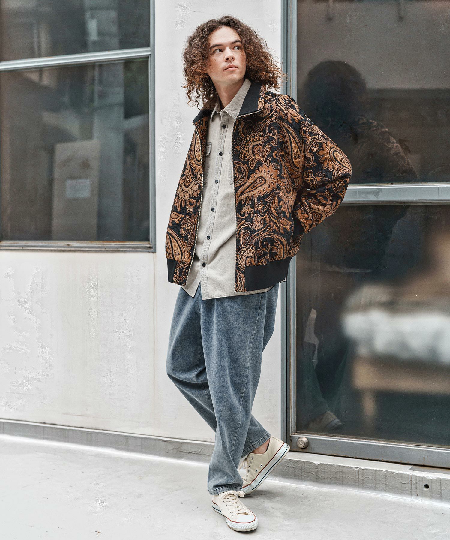 CAMBIO(カンビオ)】Fleece Lining Denim Balloon Pants デニムパンツ