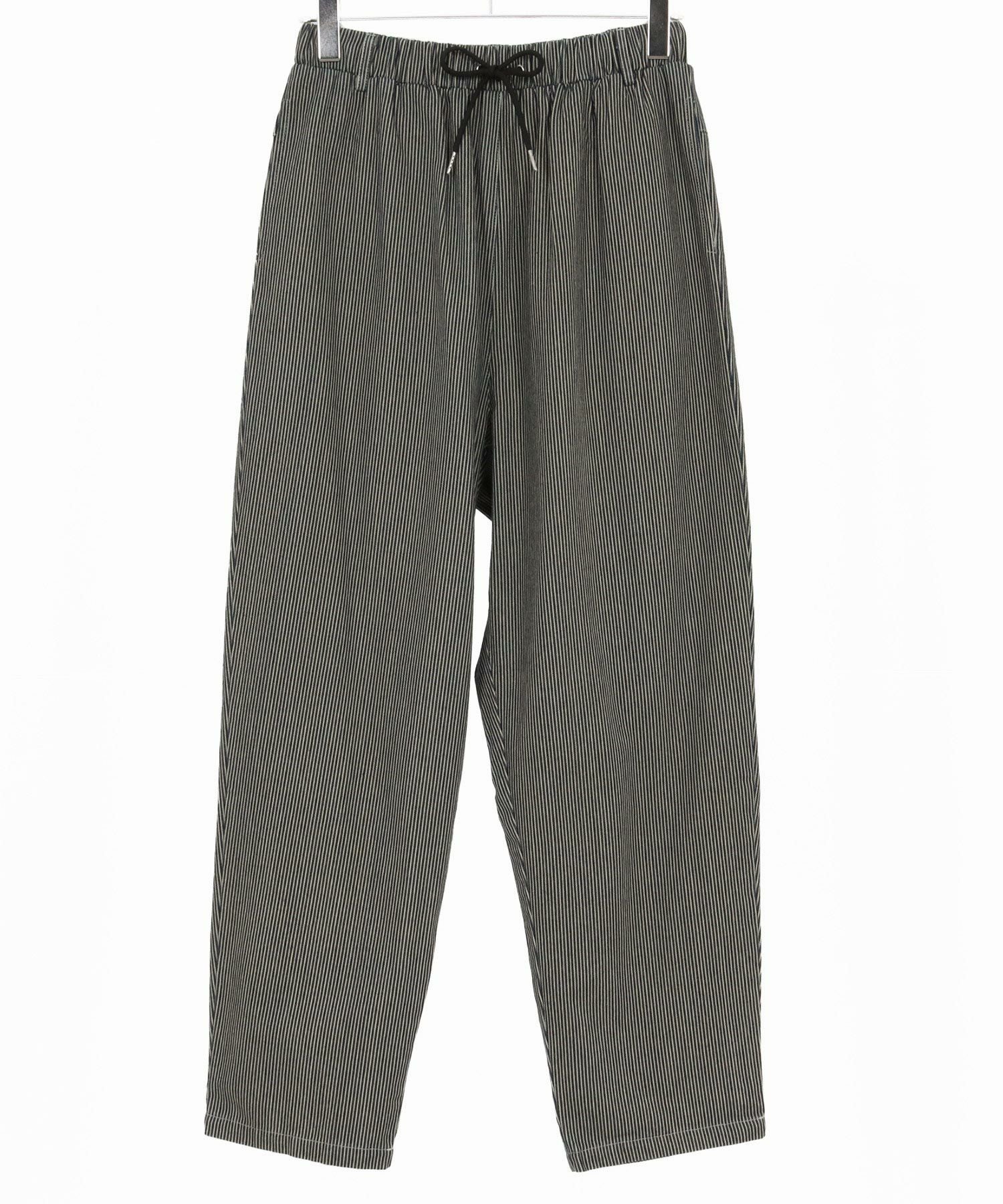 CAMBIO(カンビオ)】Denim Stripe Balloon Pants デニムバルーンパンツ