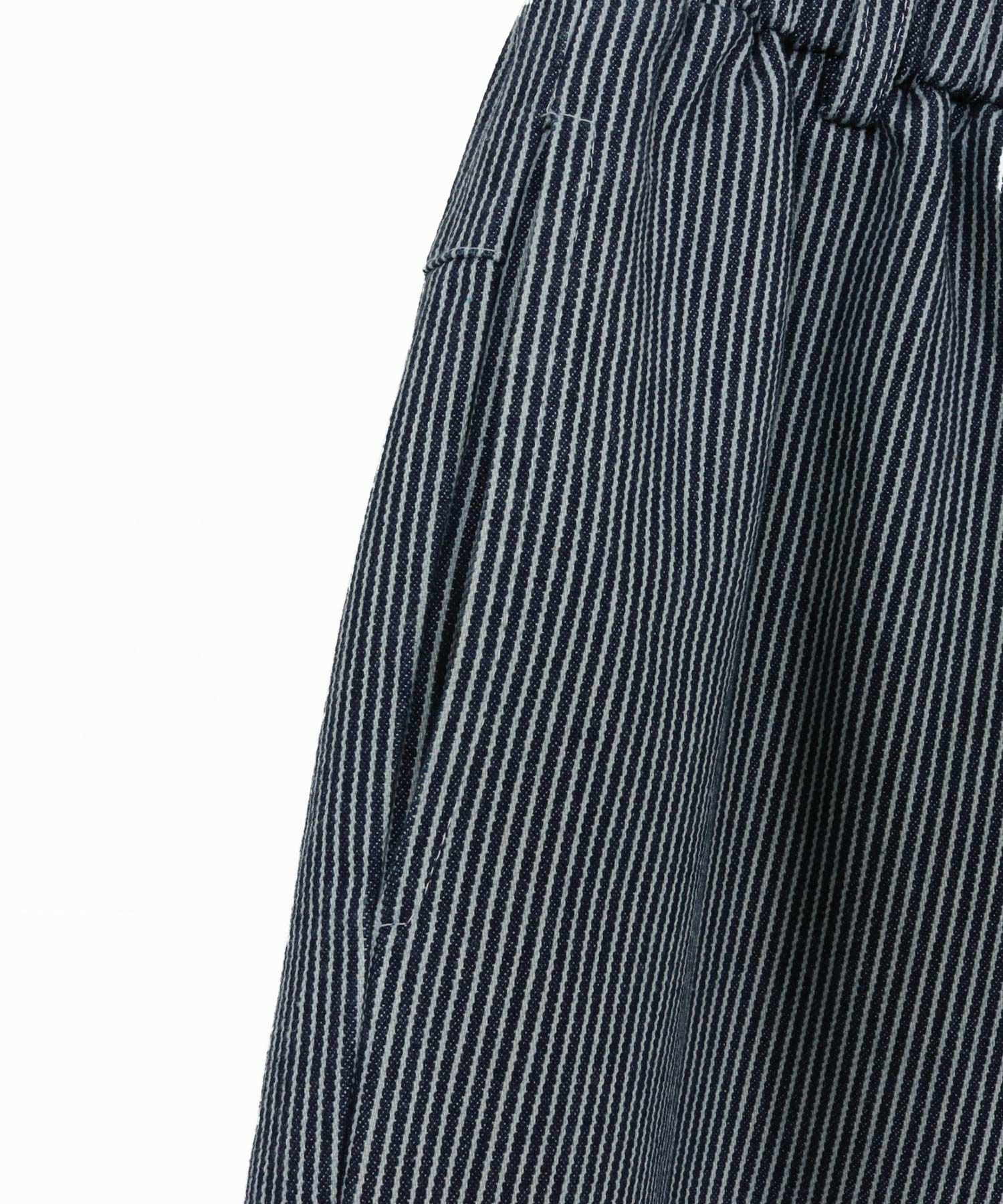 CAMBIO(カンビオ)】Denim Stripe Balloon Pants デニムバルーンパンツ