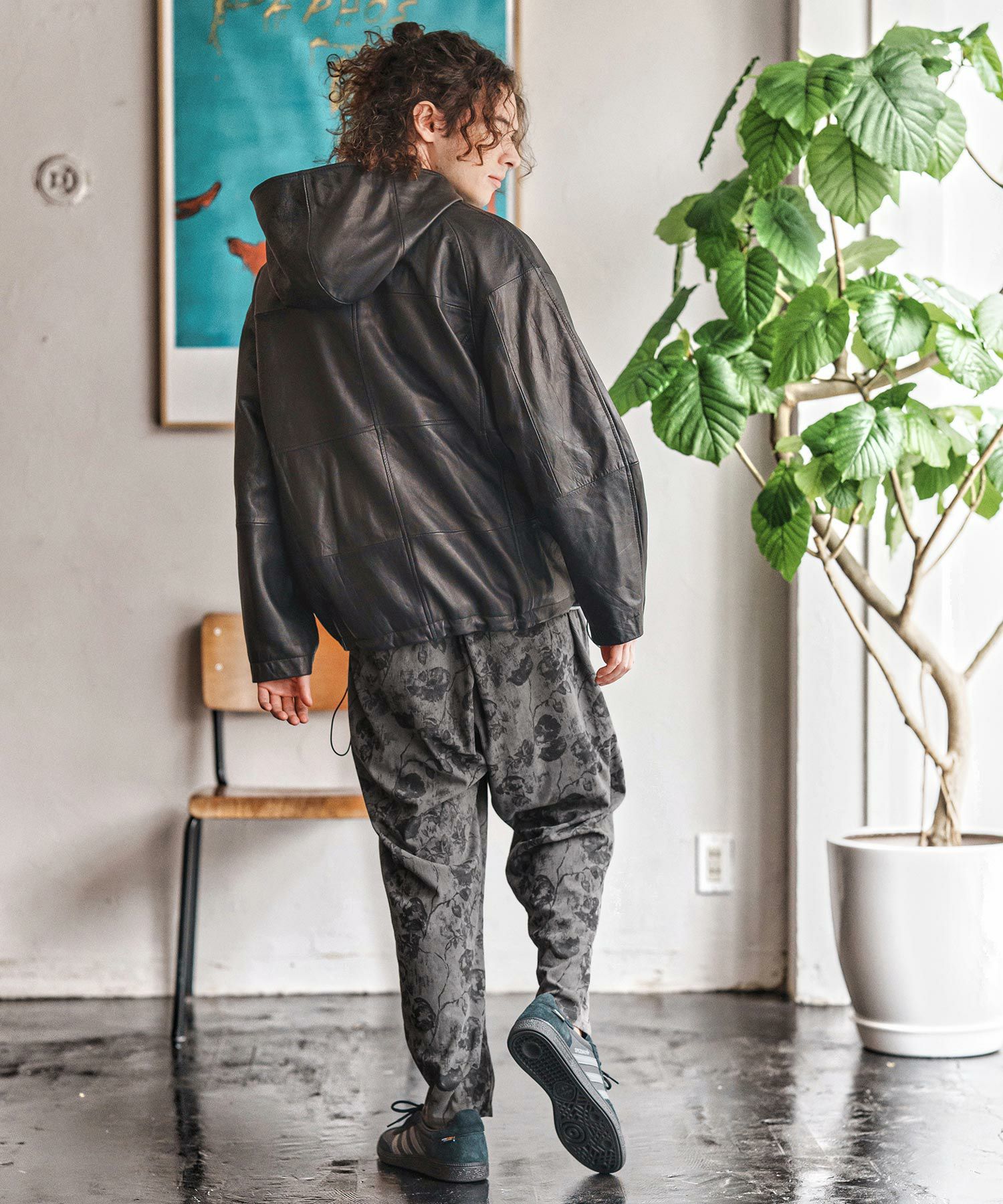 CAMBIO(カンビオ)】Dark Flower Corduroy Balloon Pants コーデュロイ