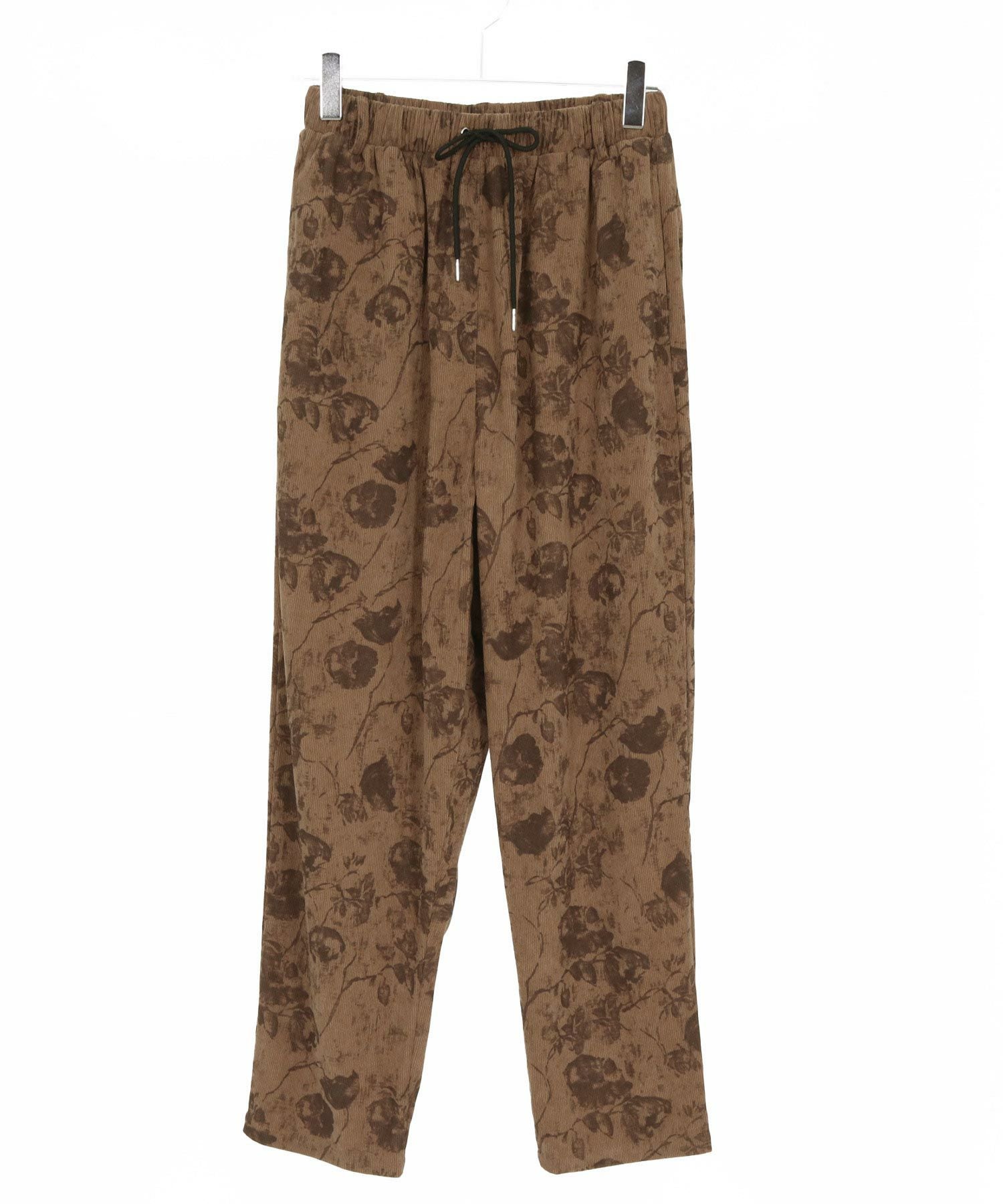 CAMBIO(カンビオ)】Dark Flower Corduroy Balloon Pants コーデュロイ