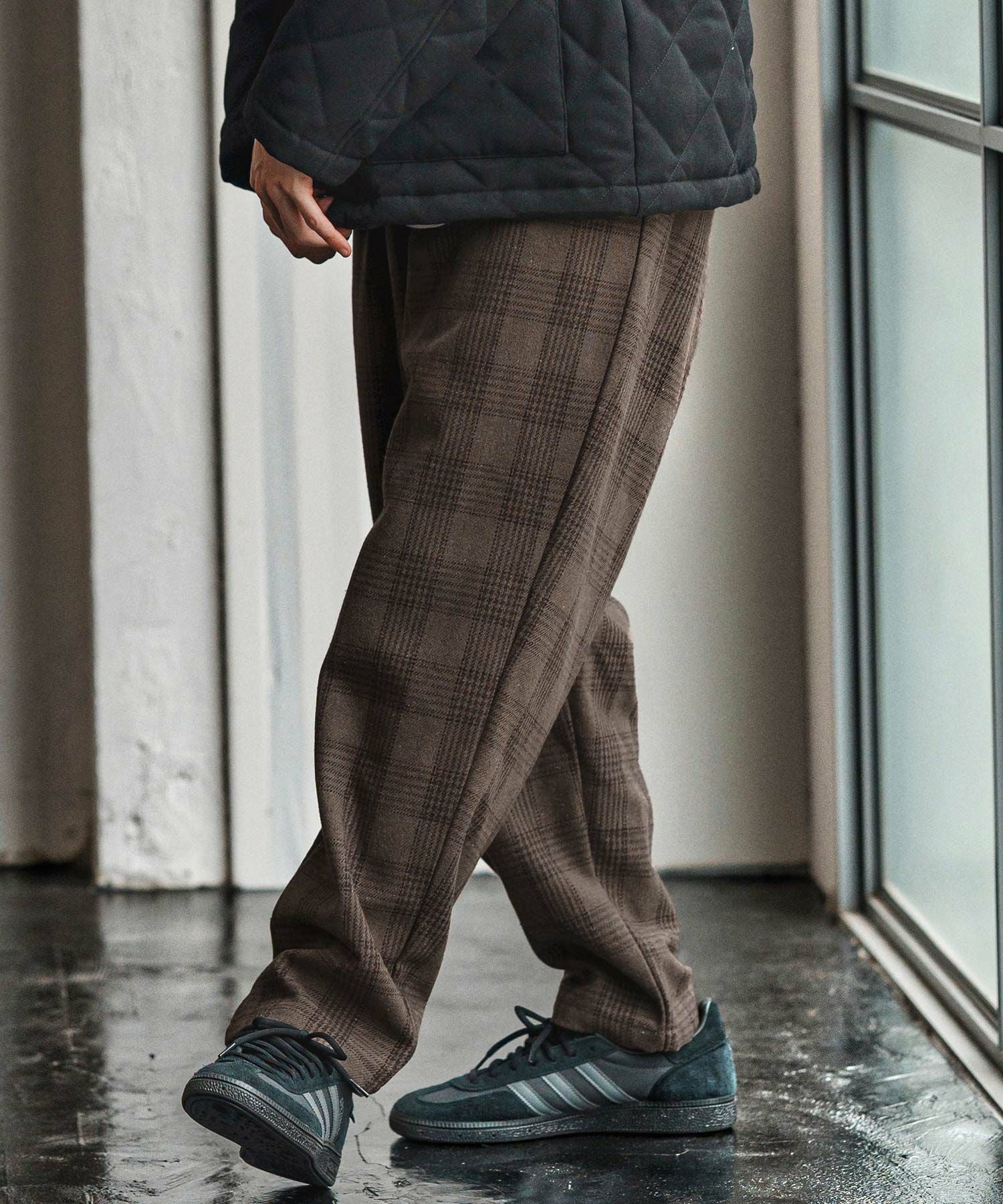 CAMBIO(カンビオ)】Classical Check Balloon Pants チェック柄バルーン