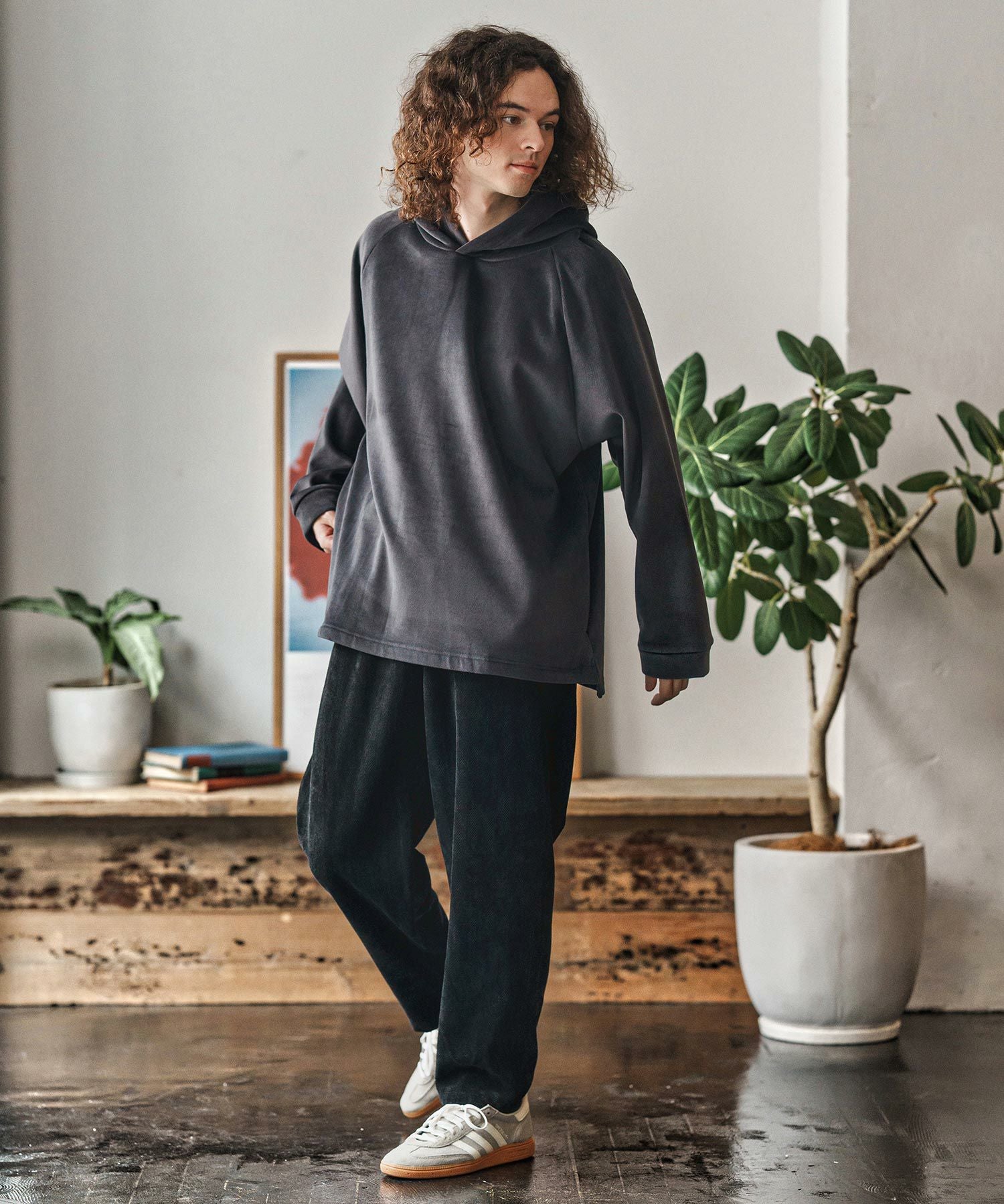 CAMBIO(カンビオ)】Brushed Jacquard Balloon Pants バルーンパンツ