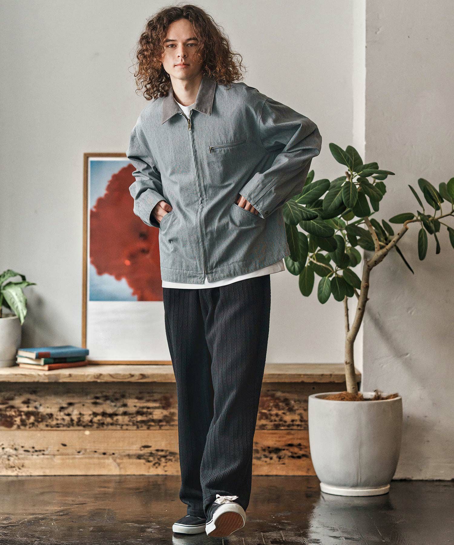 ジャケット・アウター mimoza 50%OFF【CAMBIO(カンビオ)】スイングトップダックジャケット(25160CM