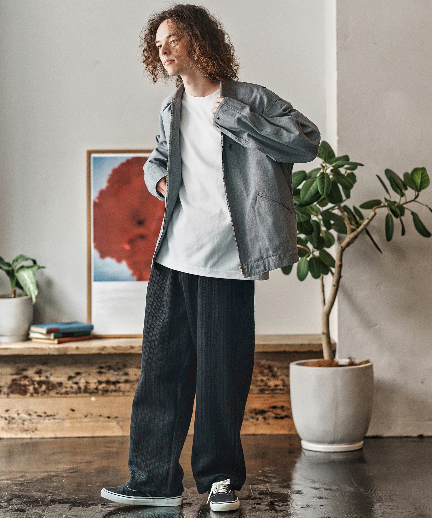 ジャケット・アウター mimoza 50%OFF【CAMBIO(カンビオ)】スイングトップダックジャケット(25160CM
